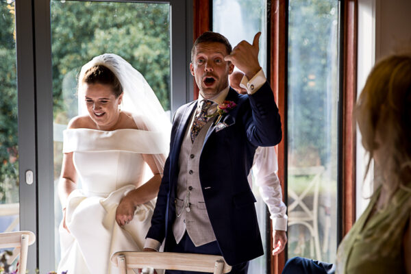 Sophie and Sam at Hampton Court Palace Golf Club